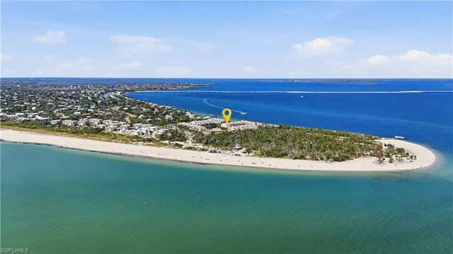 a view of a room with an ocean view