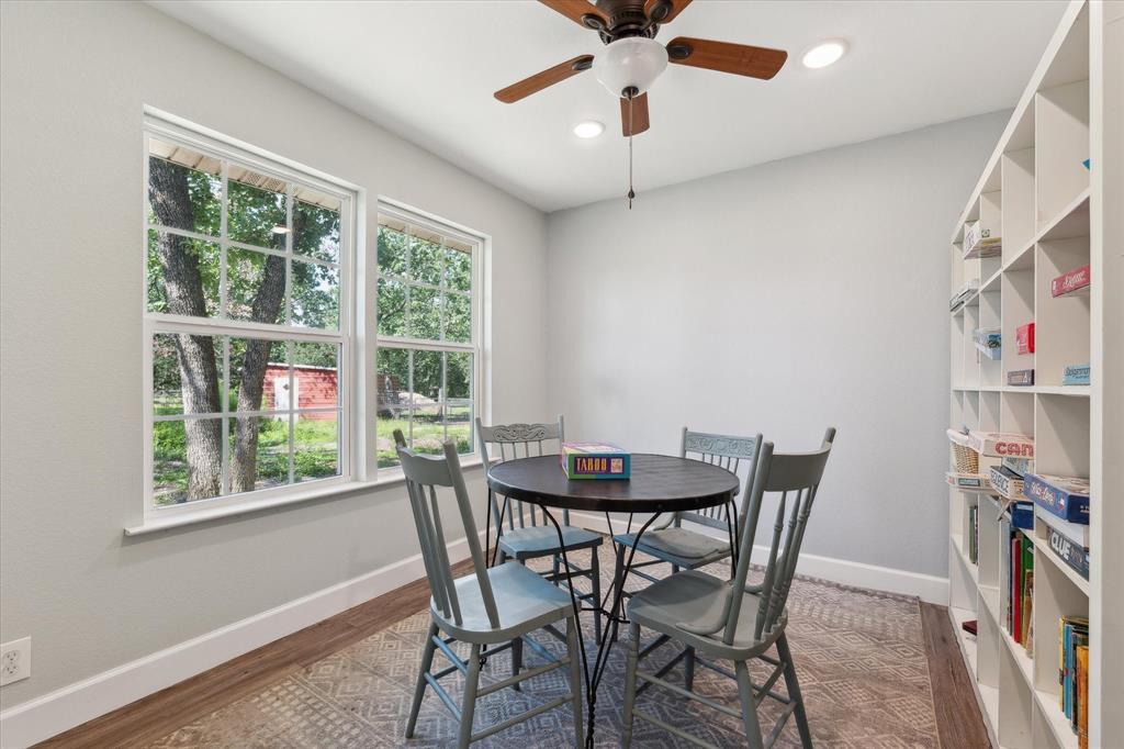 168 Barker Lane Waco, TX 76705 - Photo 19 of 31 a view of a dining room with furniture window and outside view