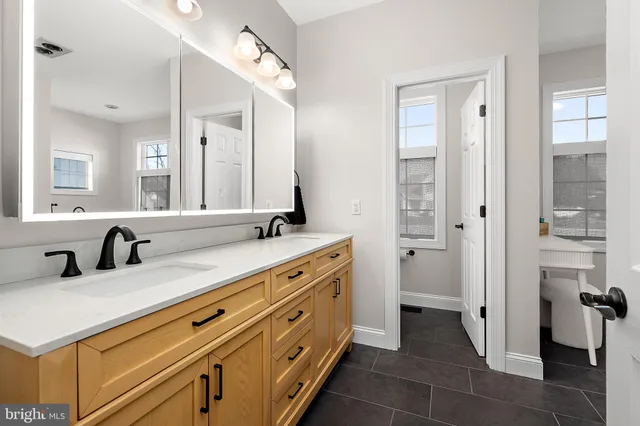 a view of a lake with houses