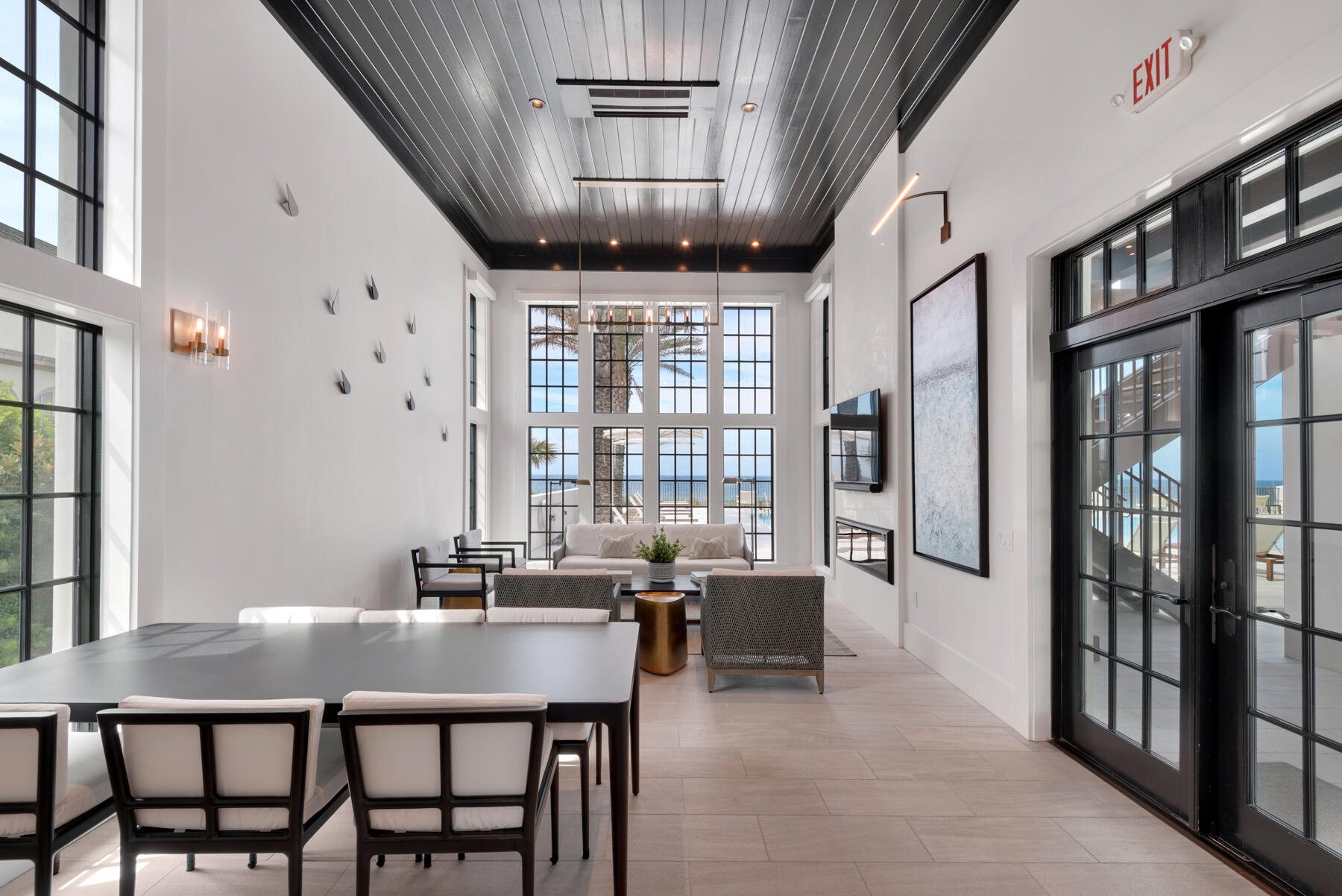 201 West Bermuda Drive Santa Rosa Beach, FL 32459 - Photo 133 of 146 a view of a dining room with furniture window and outside view