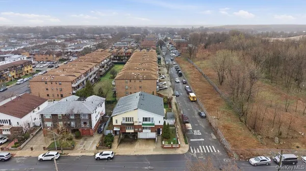 an aerial view of residential houses