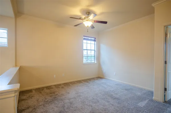 a view of a livingroom with a window