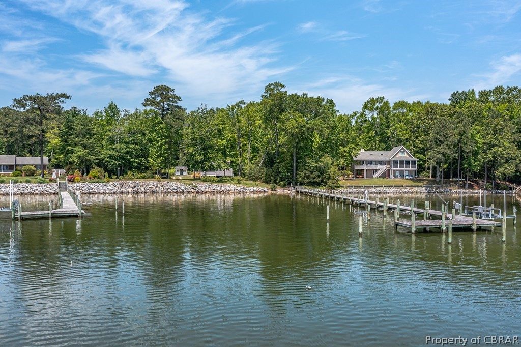 90 Bar Point Road Lancaster, VA 22503 - Photo 21 of 33 a view of a lake with houses