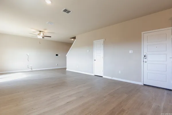 wooden floor in an empty room