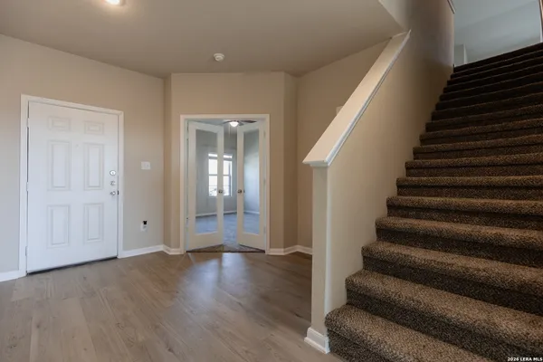 wooden floor in an empty room with wooden floor