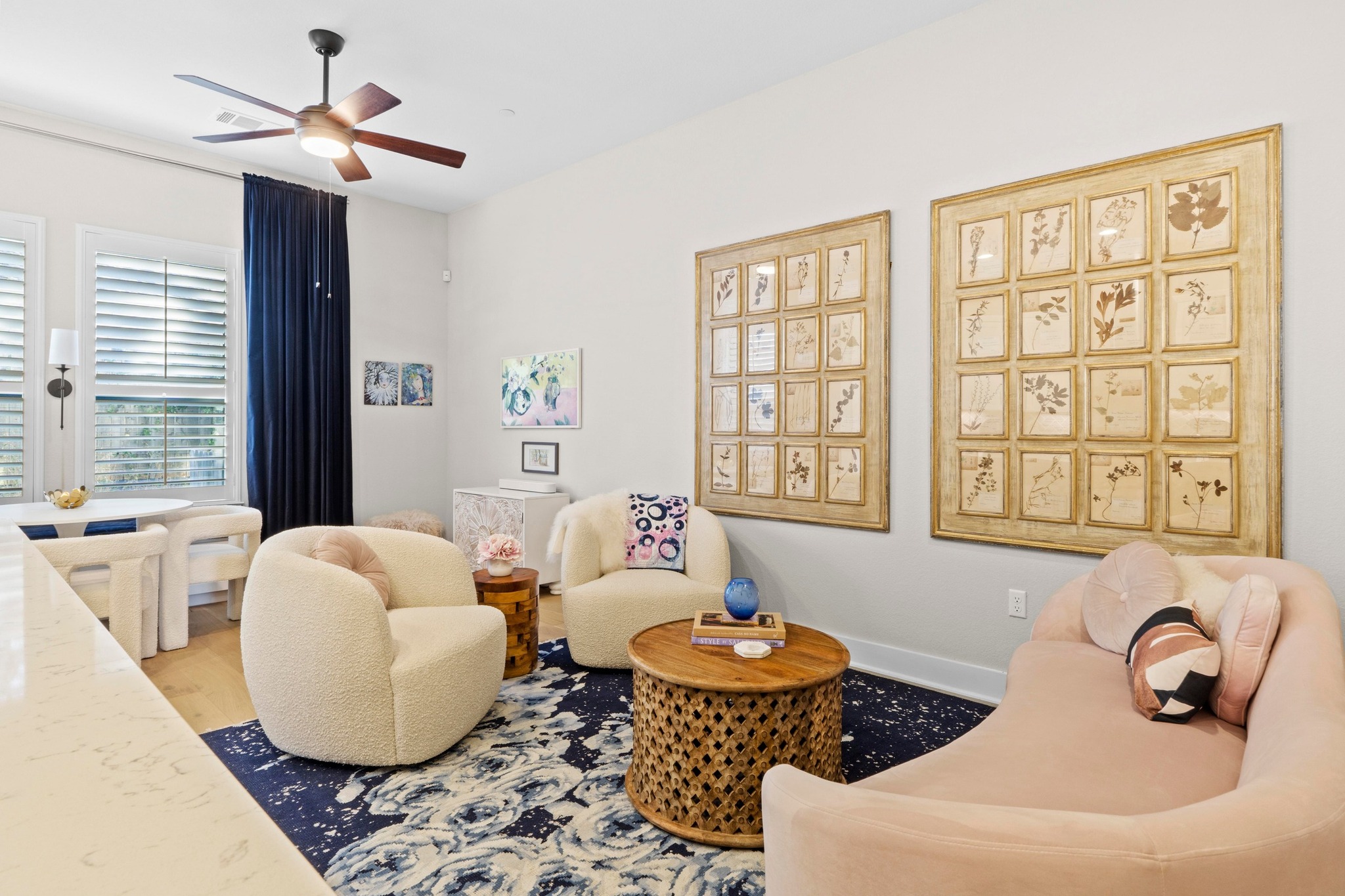 4323 Spicewood Springs Road, Unit 6 Austin, TX 78759 - Photo 8 of 40 Sitting room with a ceiling fan and wood finished floors