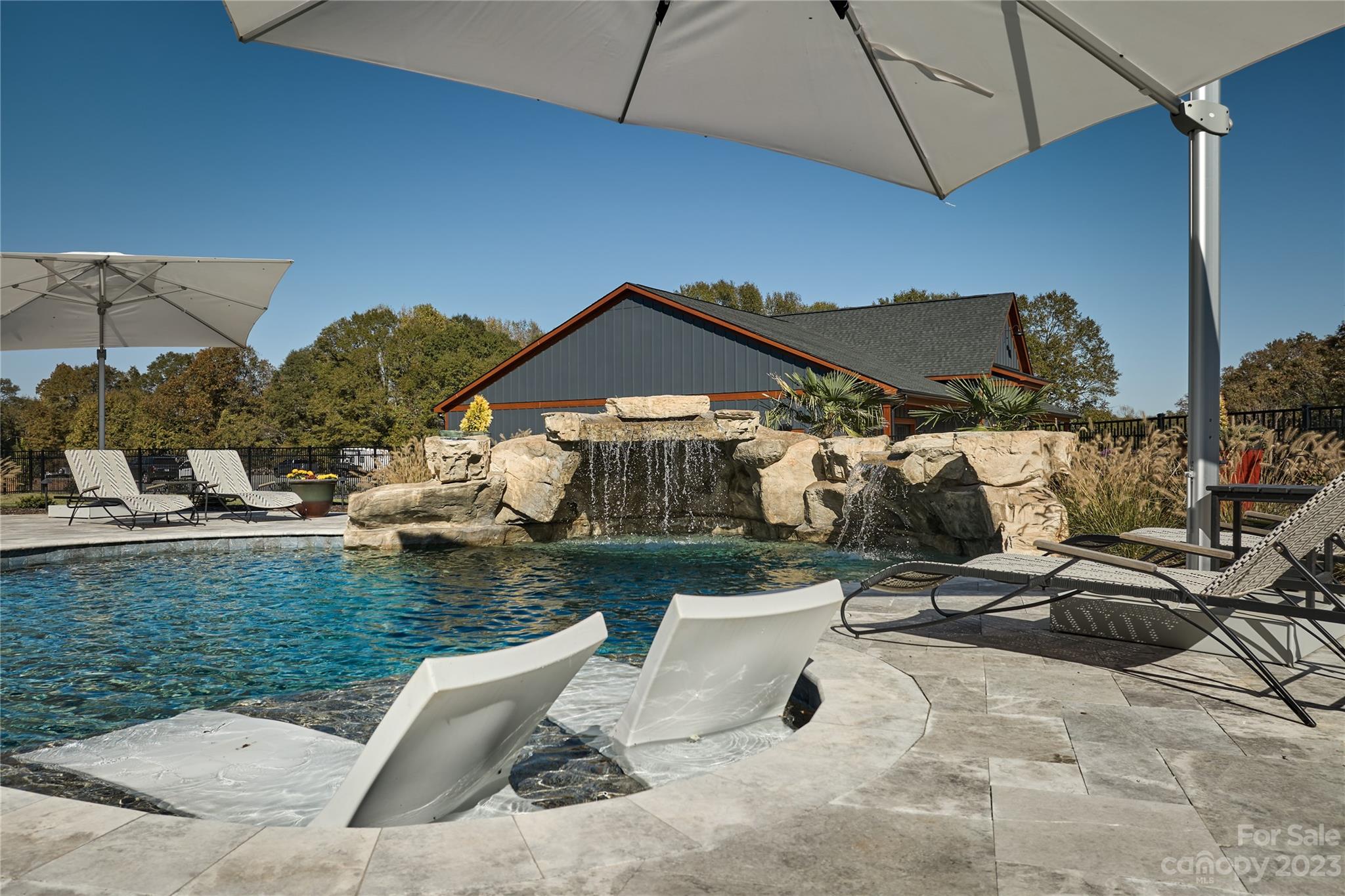 1416 Barbee Road Shelby, NC 28150 - Photo 34 of 41 a view of a house with backyard porch and furniture