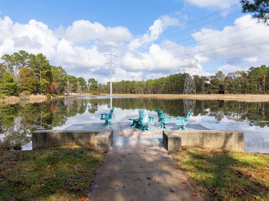 29001 Colin Court Waller, TX 77484 - Photo 44 of 47 a view of a lake with a yard and outdoor seating