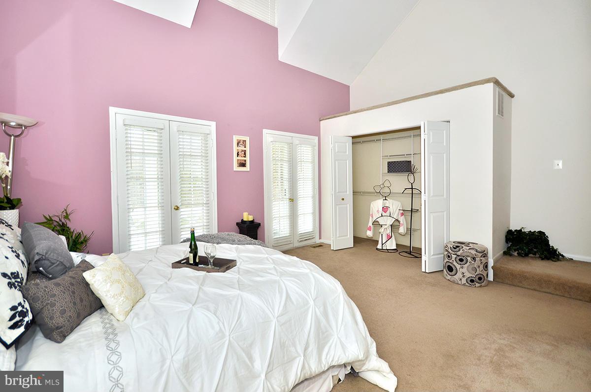 207 Castletown Road Lutherville-Timonium, MD 21093 - Photo 10 of 21 a bedroom with a bed and a large mirror