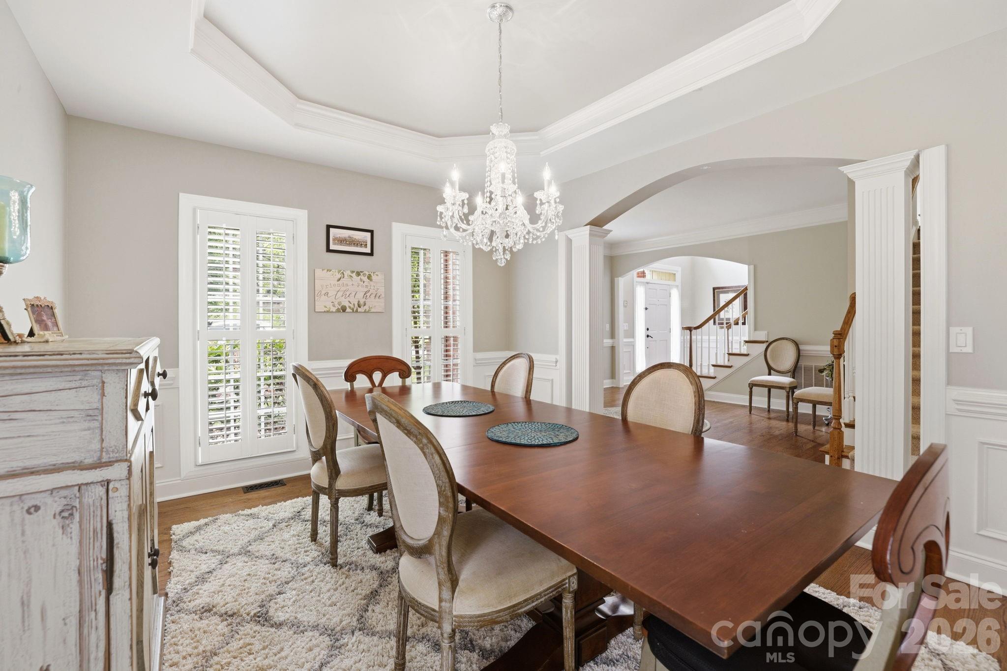 239 Sardis Pointe Road Matthews, NC 28105 - Photo 8 of 47 a dining room with furniture and window