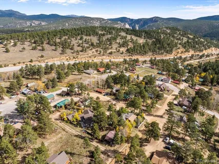 a view of lake and mountain