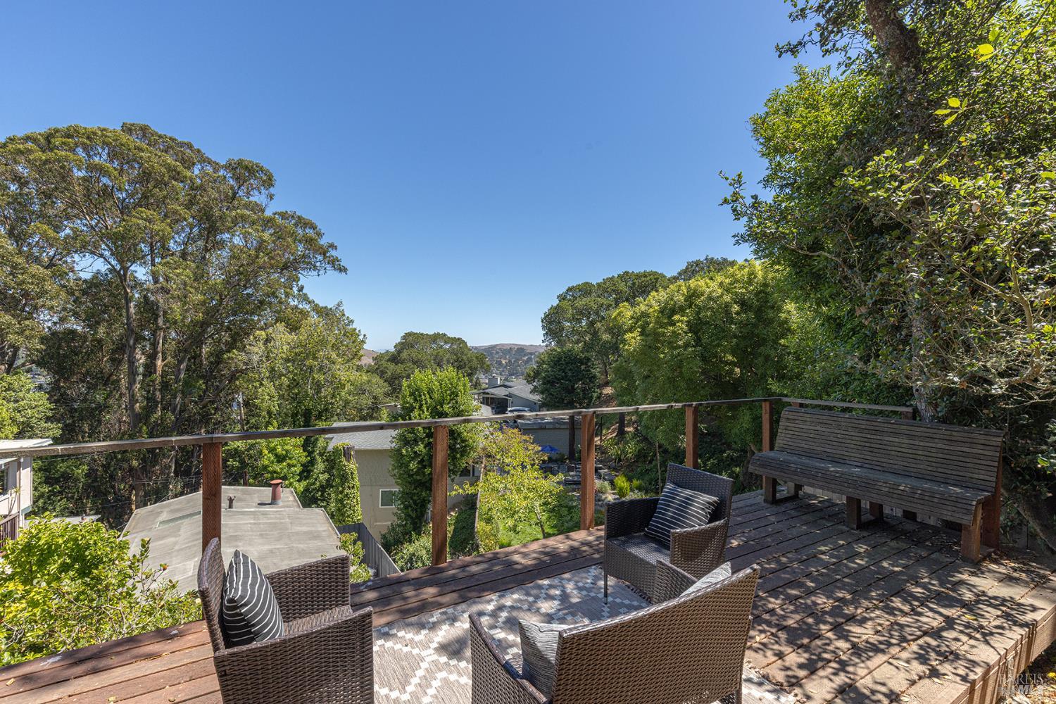157 Homestead Boulevard Mill Valley, CA 94941 - Photo 17 of 20 a view of a couches in the roof deck