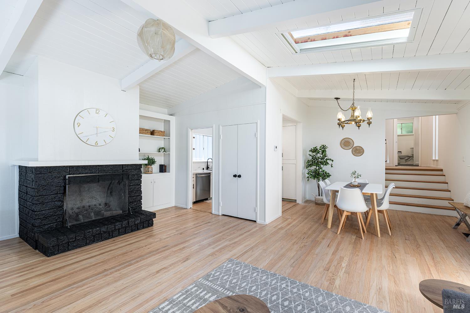 157 Homestead Boulevard Mill Valley, CA 94941 - Photo 5 of 20 a view of a livingroom with furniture and a fireplace