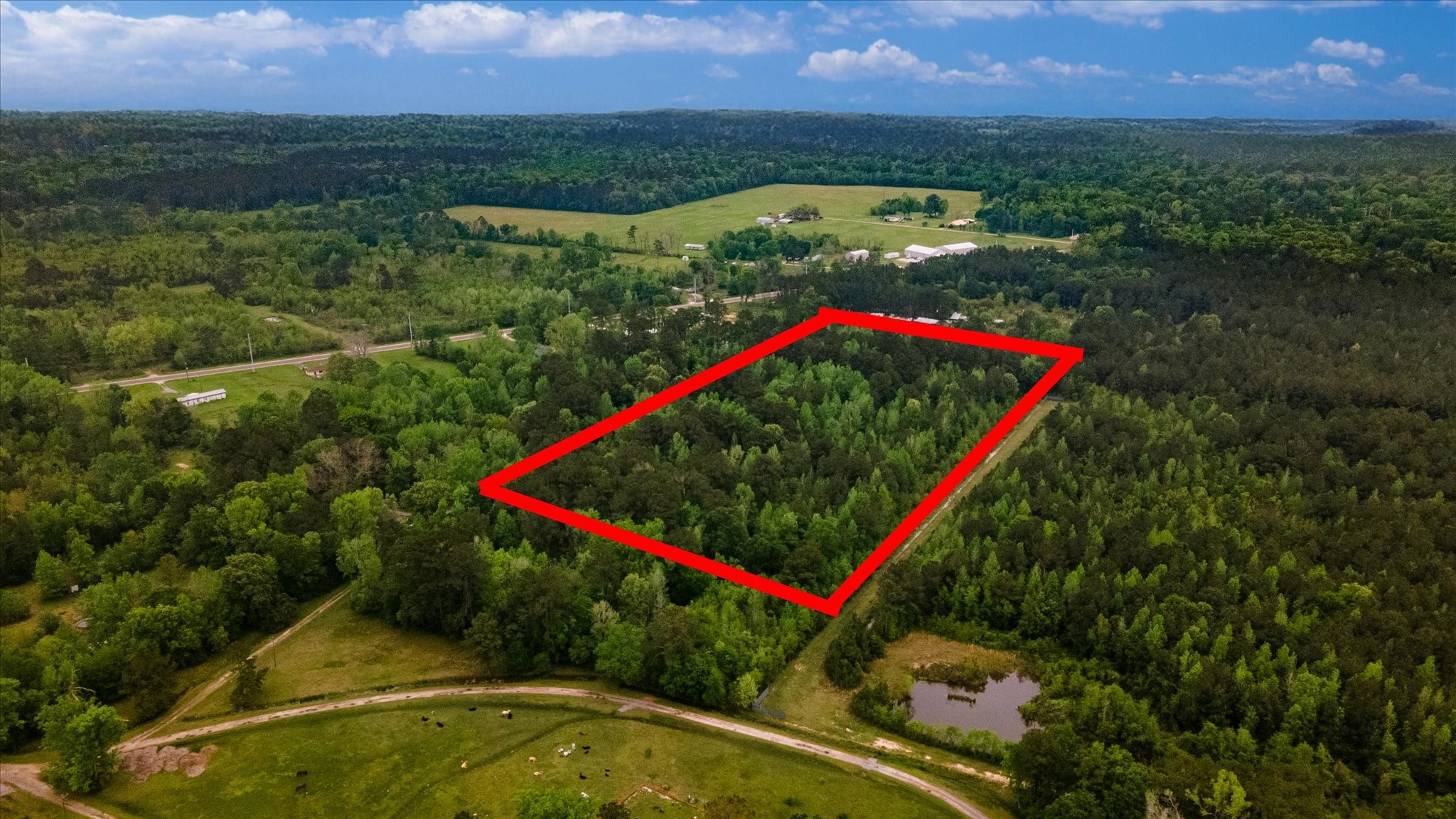 Tbd Shaw Road Hull, TX 77564 - Photo 22 of 31 an aerial view of a houses and a yard