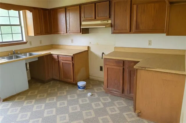 a view of a room with rack on the wall