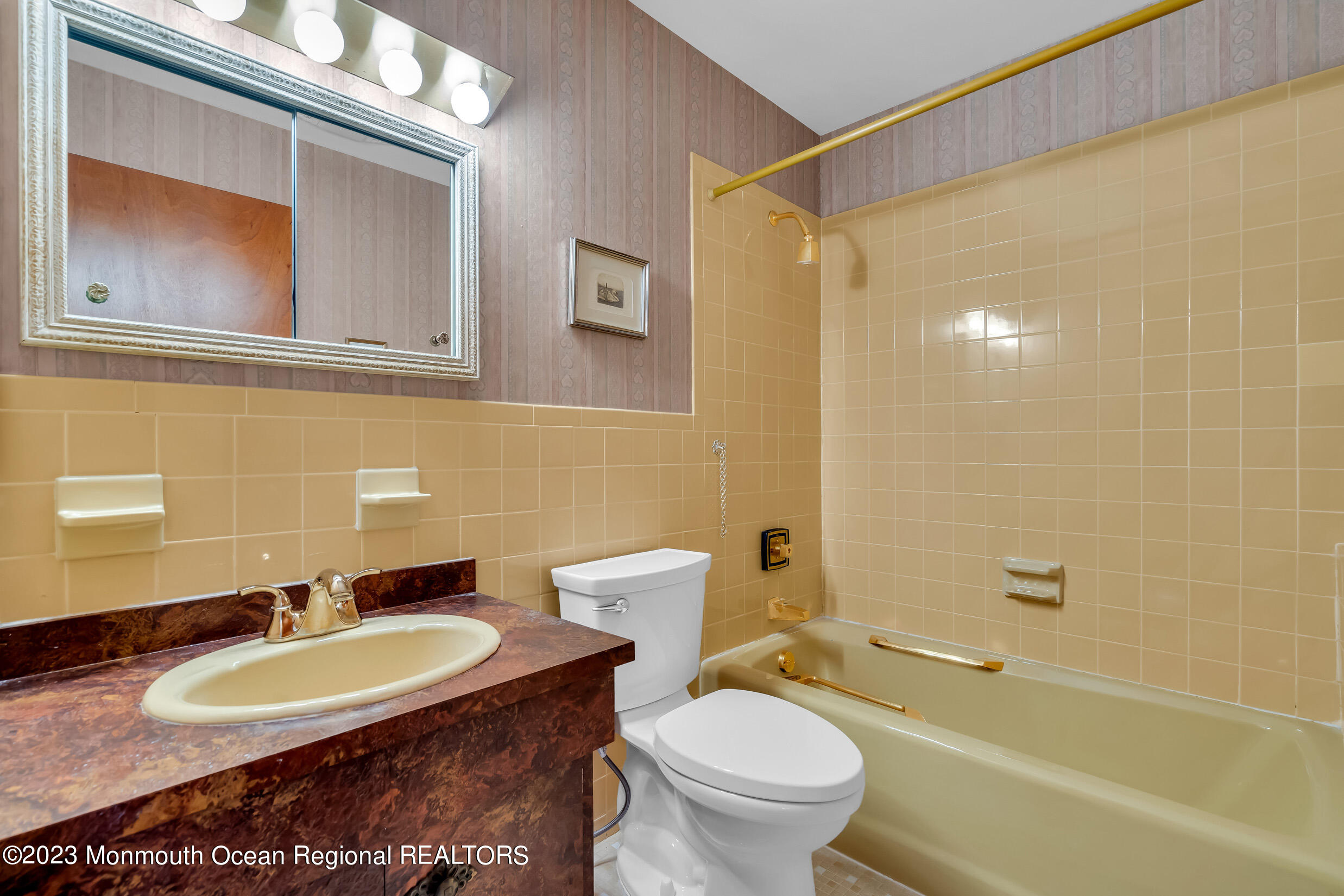 2 Channel Road Toms River, NJ 08753 - Photo 30 of 57 a bathroom with a sink toilet and shower