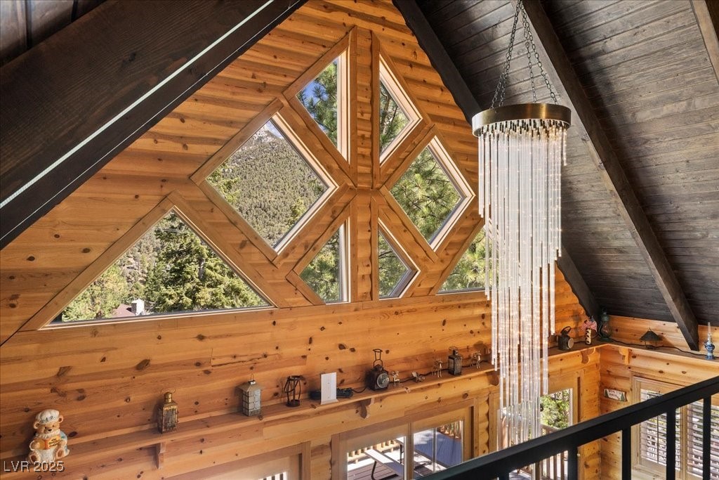 370 Alpine Way Mount Charleston, NV 89124 - Photo 20 of 79 Custom chandelier.