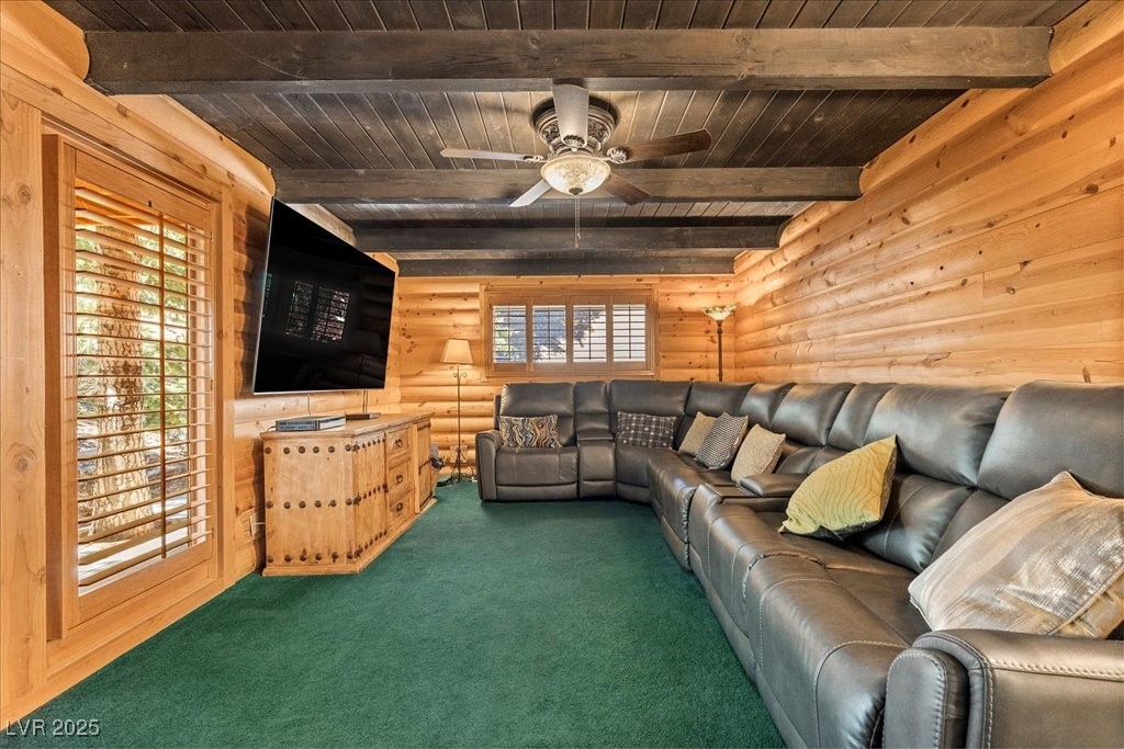 370 Alpine Way Mount Charleston, NV 89124 - Photo 30 of 79 Bedroom on main level, being used as a den.