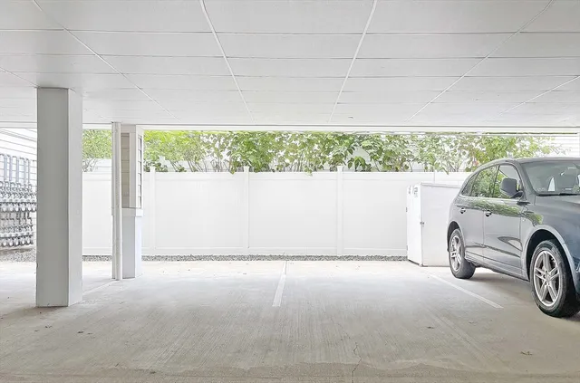 a view of a terrace with furniture