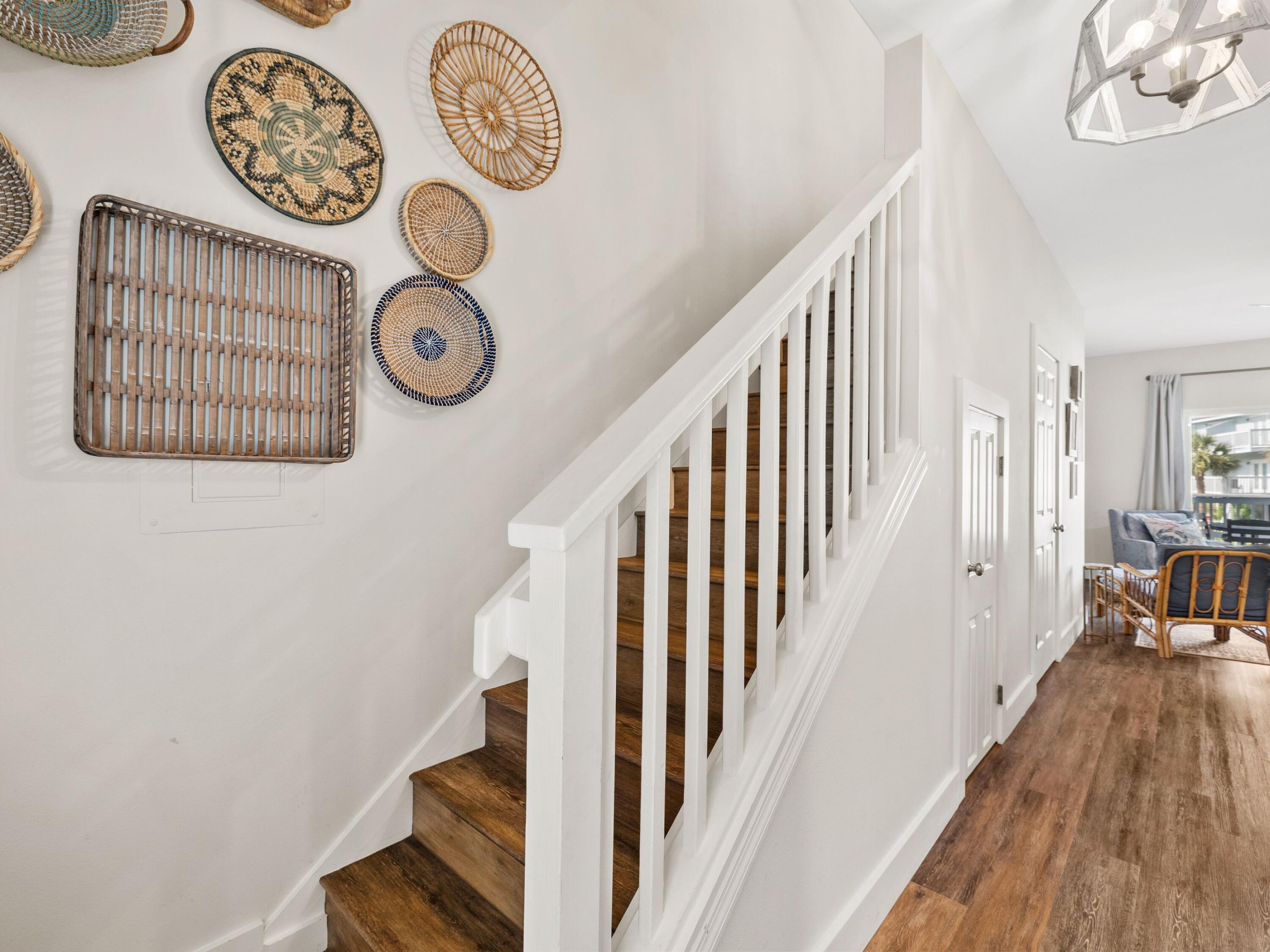 209 Blue Mountain Road, Unit 302 Santa Rosa Beach, FL 32459 - Photo 23 of 40 a view of entryway with wooden floor