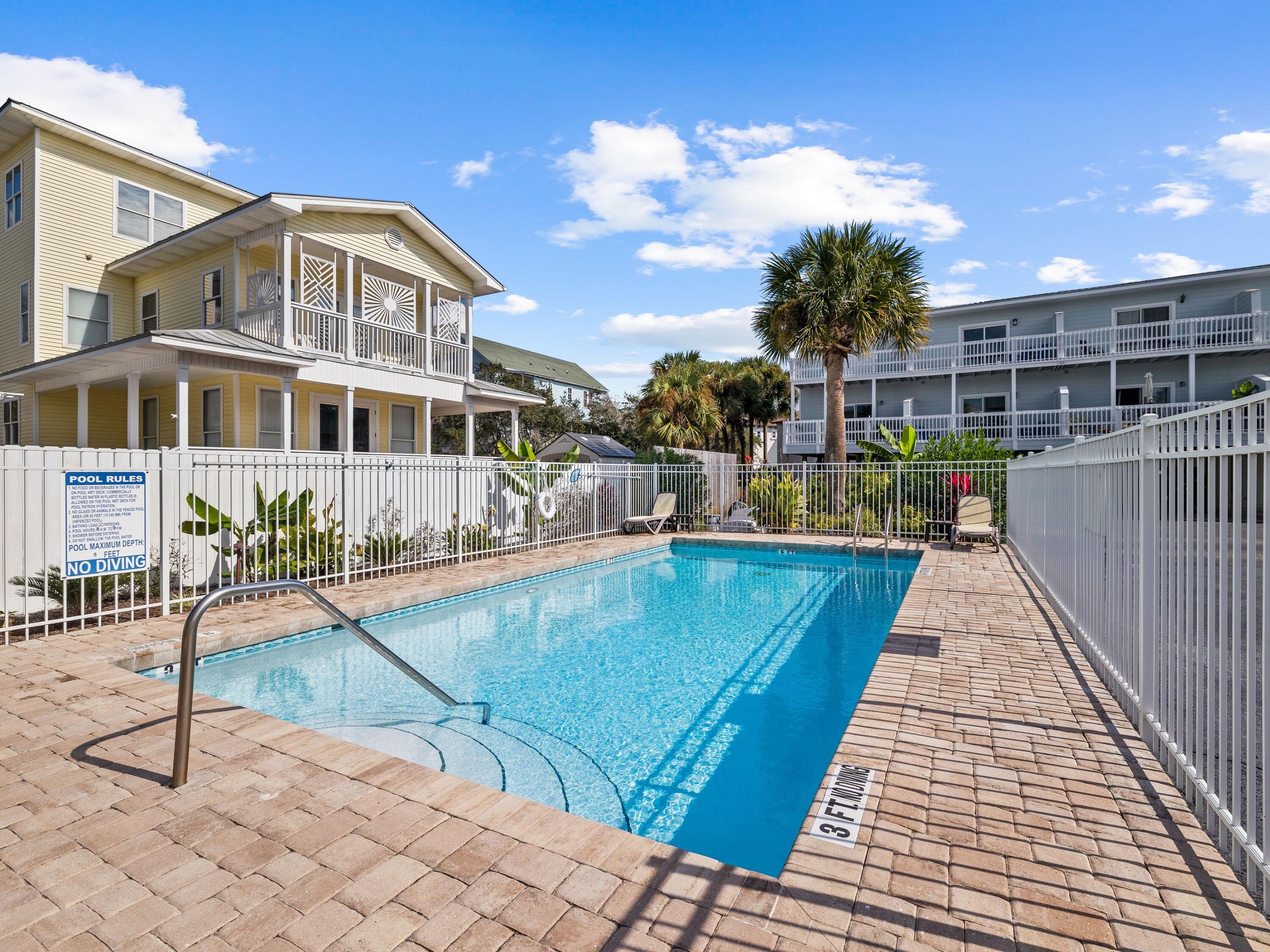 209 Blue Mountain Road, Unit 302 Santa Rosa Beach, FL 32459 - Photo 35 of 40 a view of a house with pool