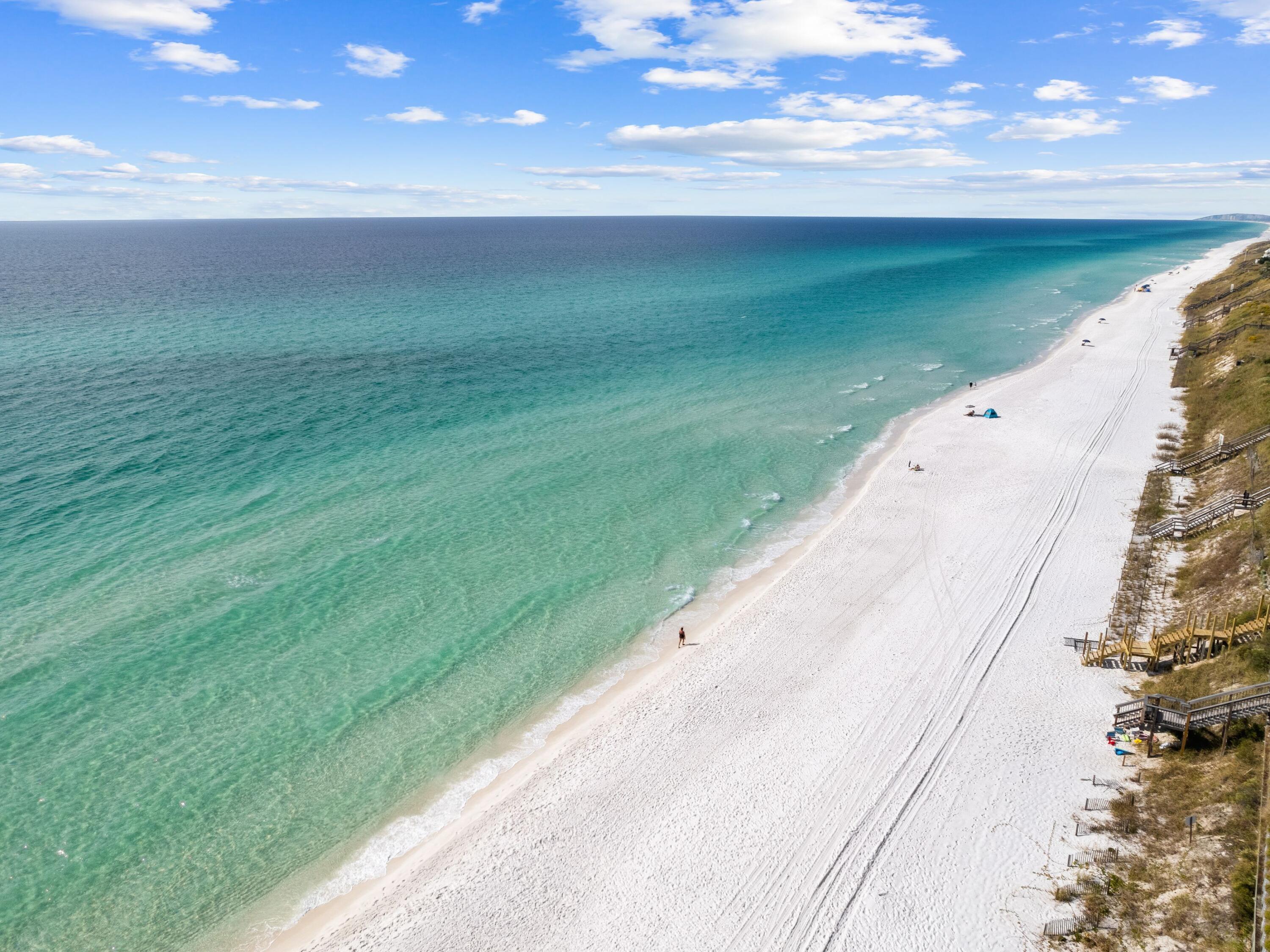 209 Blue Mountain Road, Unit 302 Santa Rosa Beach, FL 32459 - Photo 37 of 40 a view of an ocean from a balcony