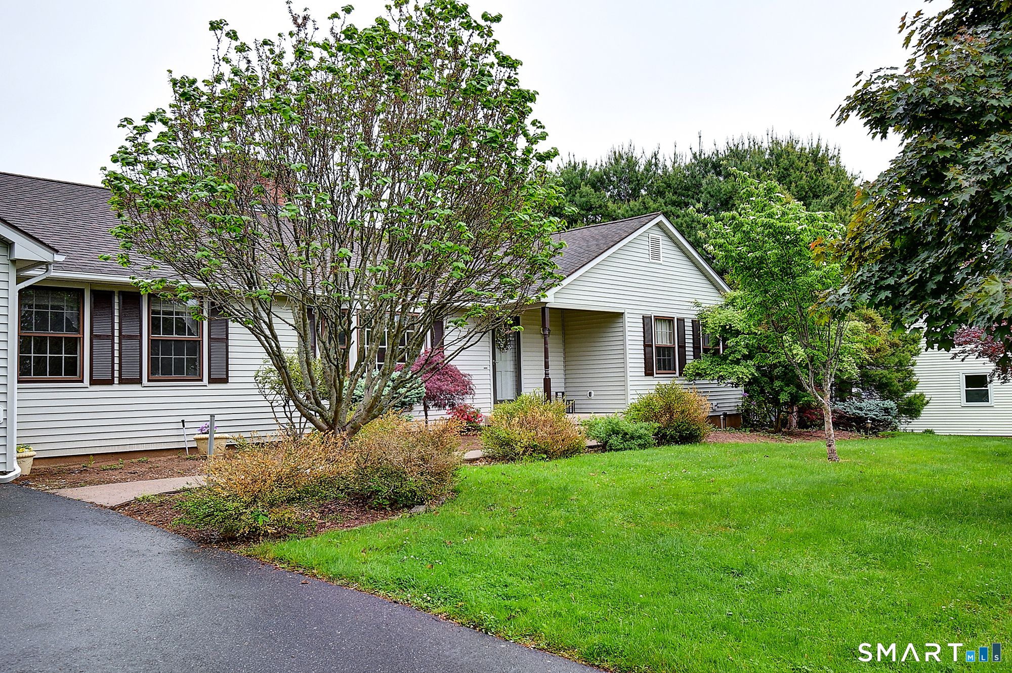80 Grist Mill Road Wethersfield, CT 06109 - Photo 3 of 40 a front view of house with yard and green space