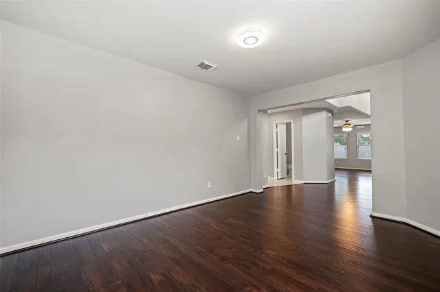 wooden floor in an empty room