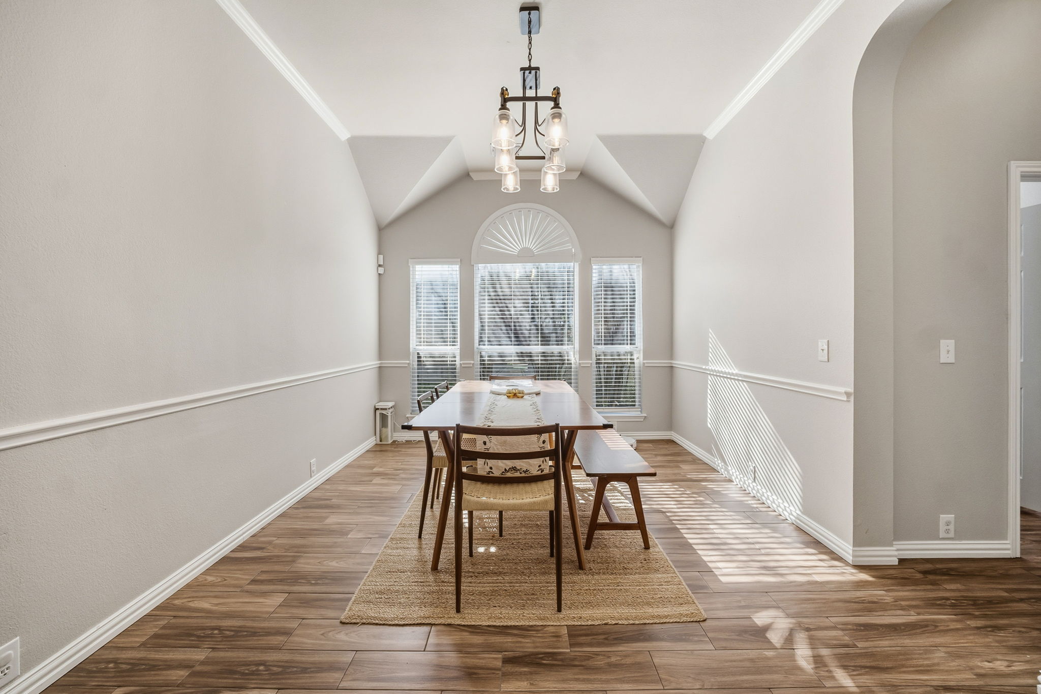 2112 Bandera Path Round Rock, TX 78665 - Photo 13 of 34 a view of a dining room with furniture window and wooden floor