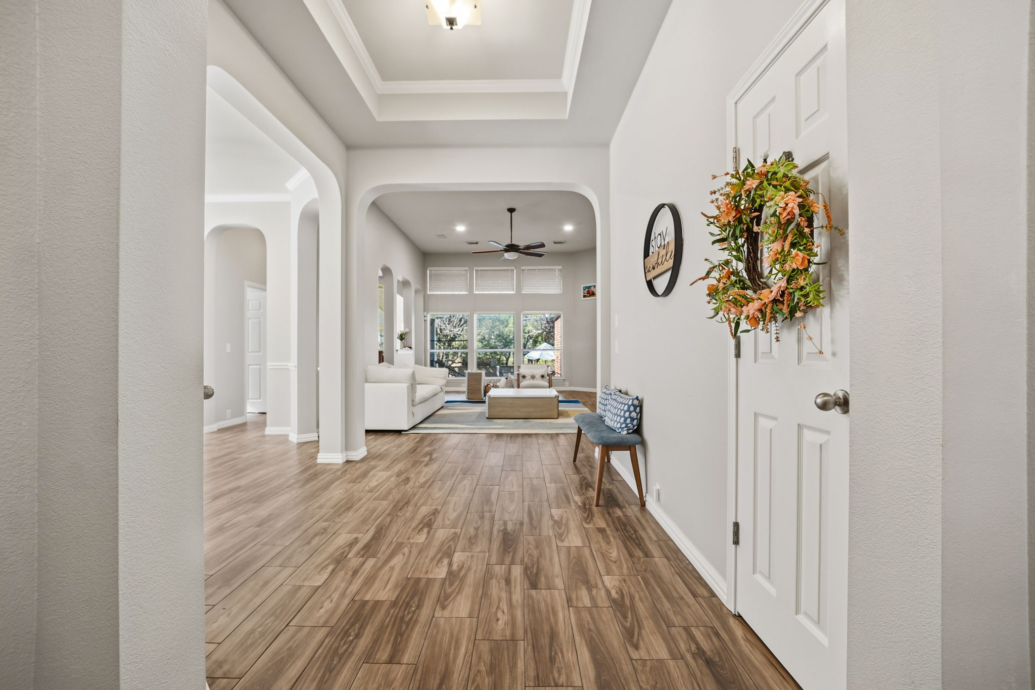 2112 Bandera Path Round Rock, TX 78665 - Photo 14 of 34 a view of entryway with wooden floor