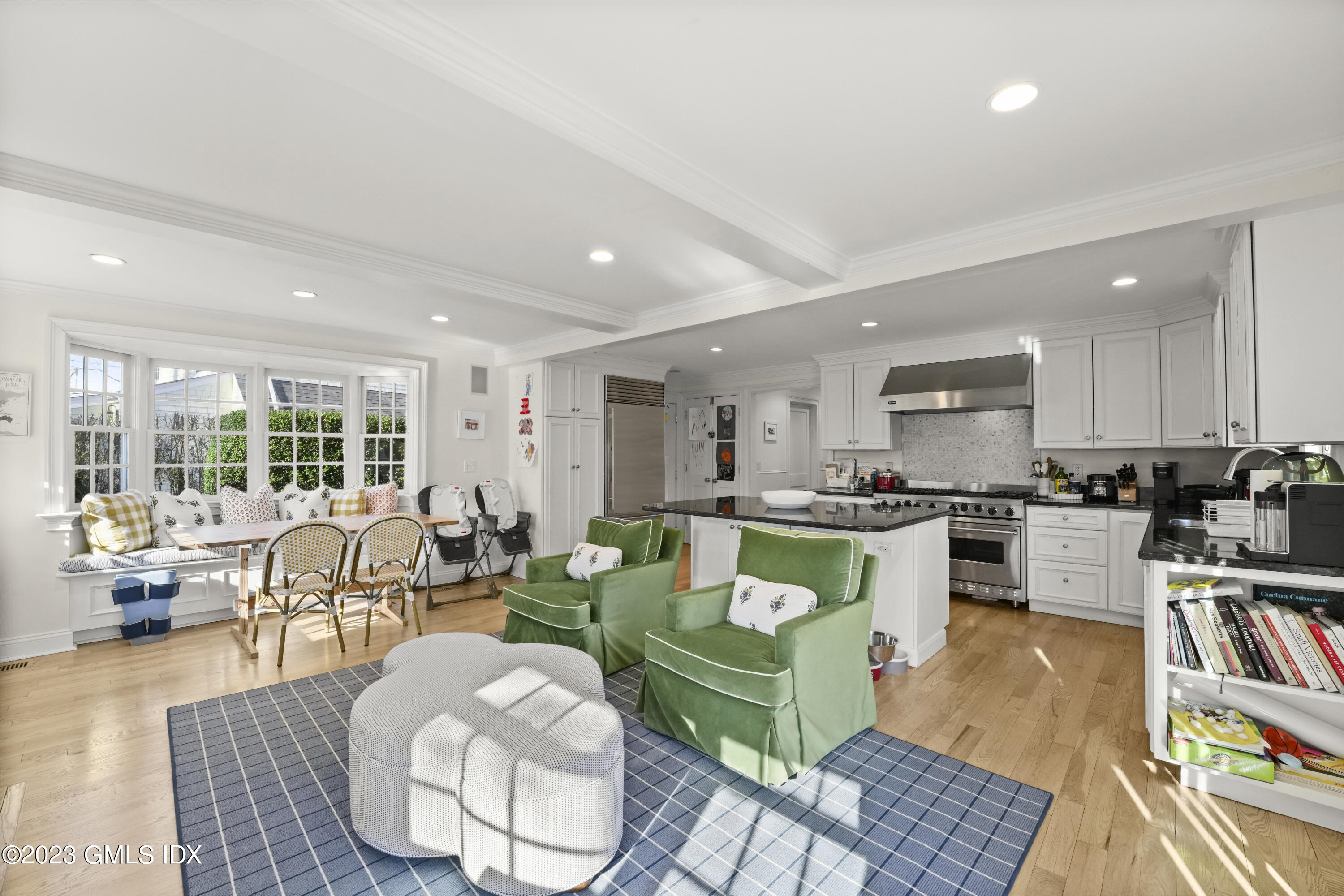 46 Terrace Avenue Riverside, CT 06878 - Photo 7 of 17 a living room with furniture kitchen view and a large window
