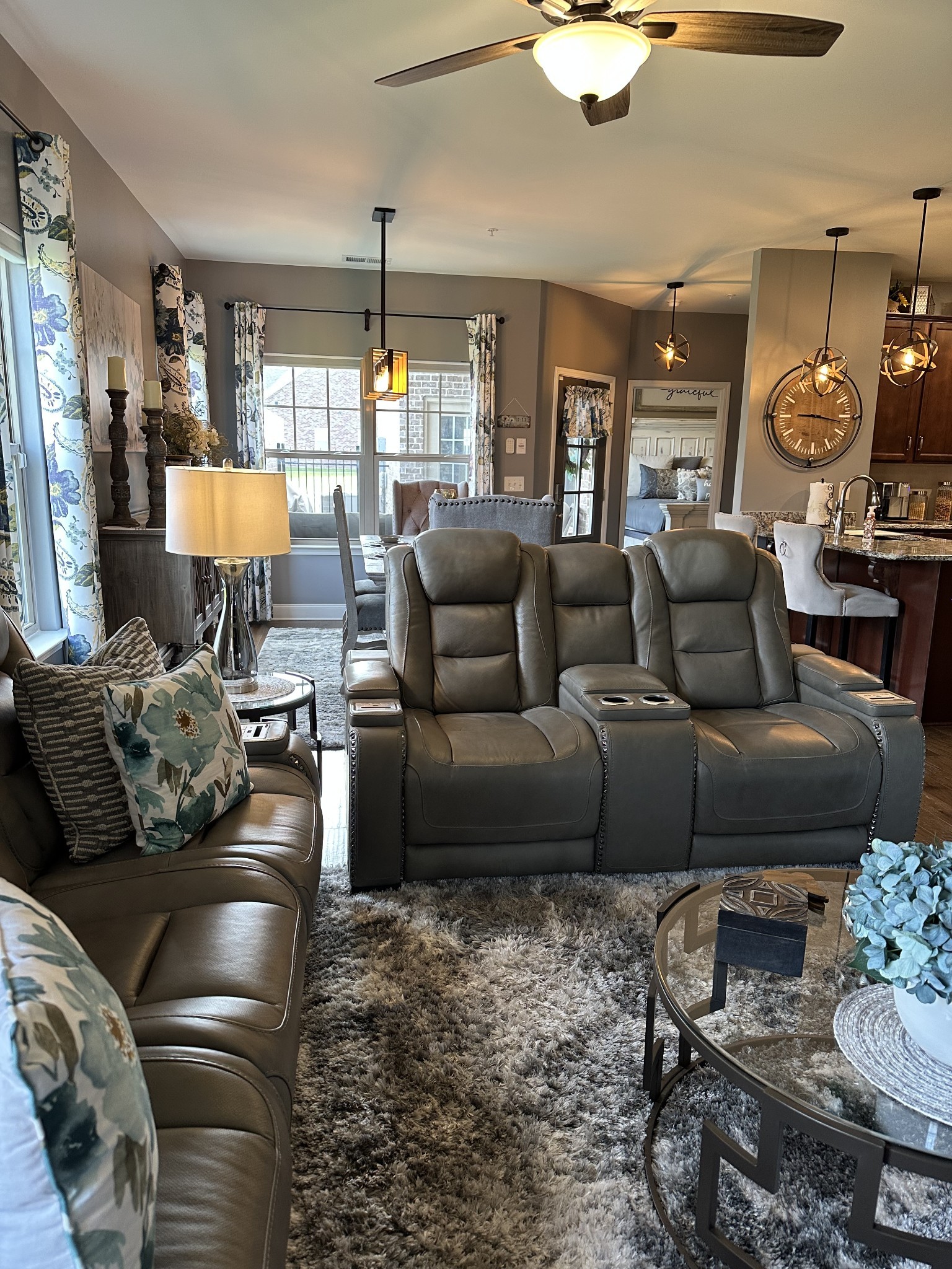 334 Buckner Cir Mount Mount Juliet, TN 37122 - Photo 17 of 44 a living room with furniture and a chandelier