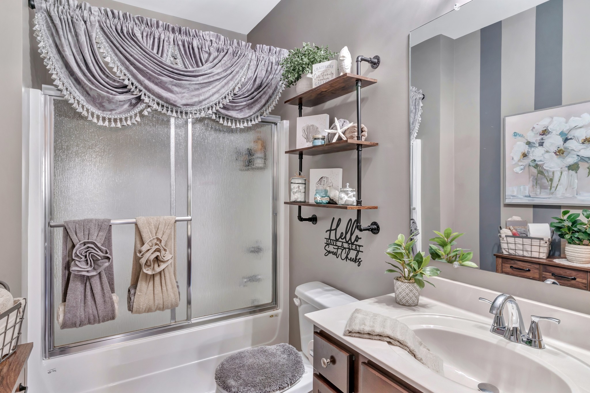 334 Buckner Cir Mount Mount Juliet, TN 37122 - Photo 21 of 44 a bathroom with a granite countertop sink and a mirror