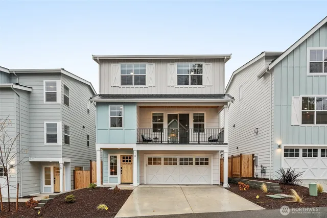 a front view of a building with lot of windows