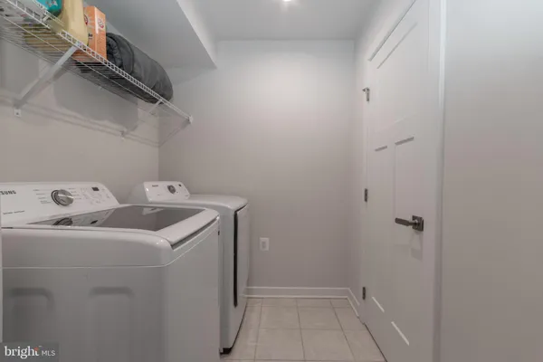 a view of a room with racks