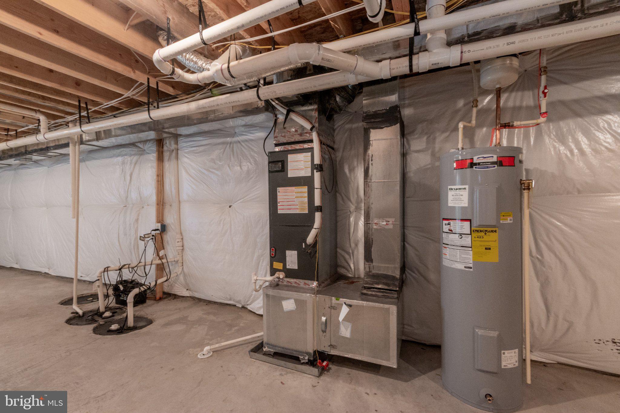 109 Blantons Road Martinsburg, WV 25405 - Photo 54 of 55 Modern utility setup in a spacious basement.