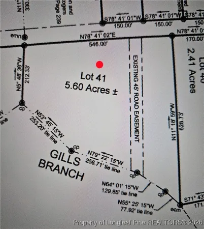 $59,999 | Lot 41 Stuarts Mill Road, Fairmont, NC 28340