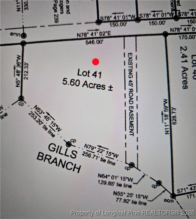 Lot 41 Stuarts Mill Road Fairmont, NC 28340 - Photo 2 of 2 Lot 41 - 5.60ac +/-