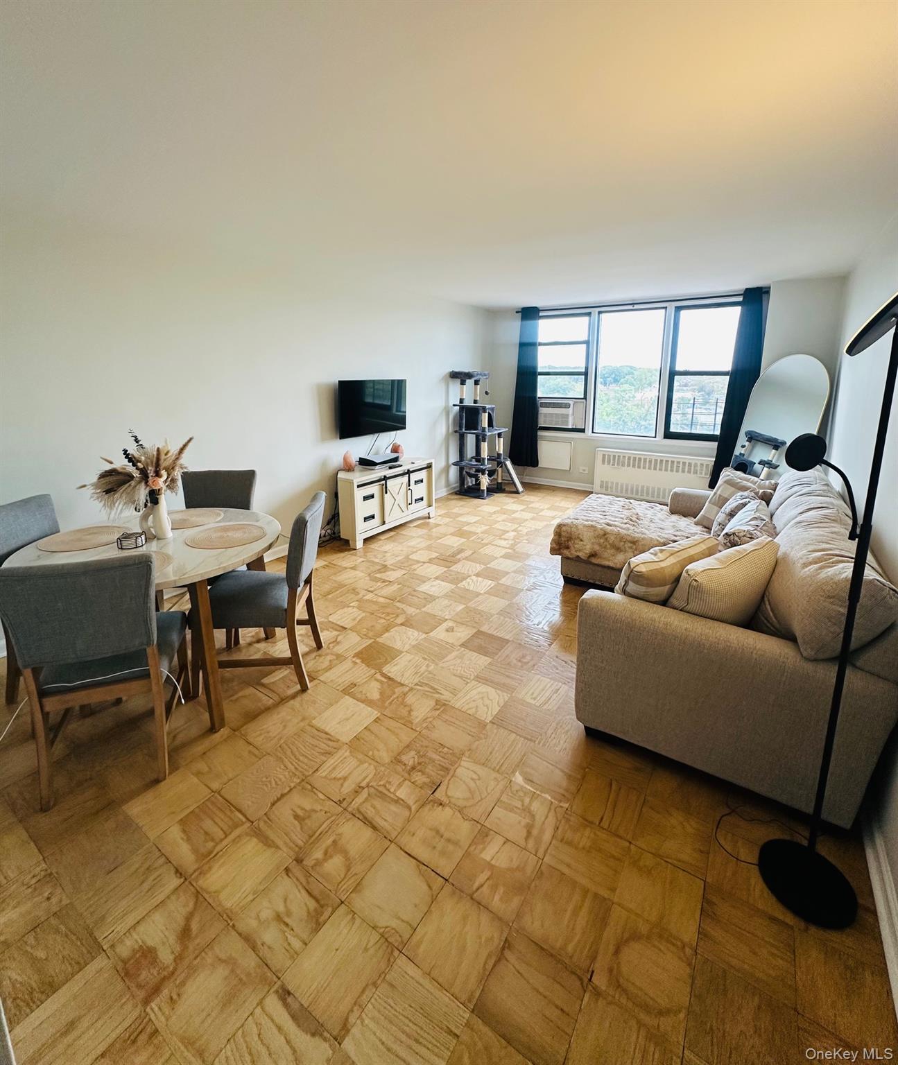 3121 Middletown Road, Unit 6H Bronx, NY 10461 - Photo 11 of 24 a living room with furniture and a flat screen tv