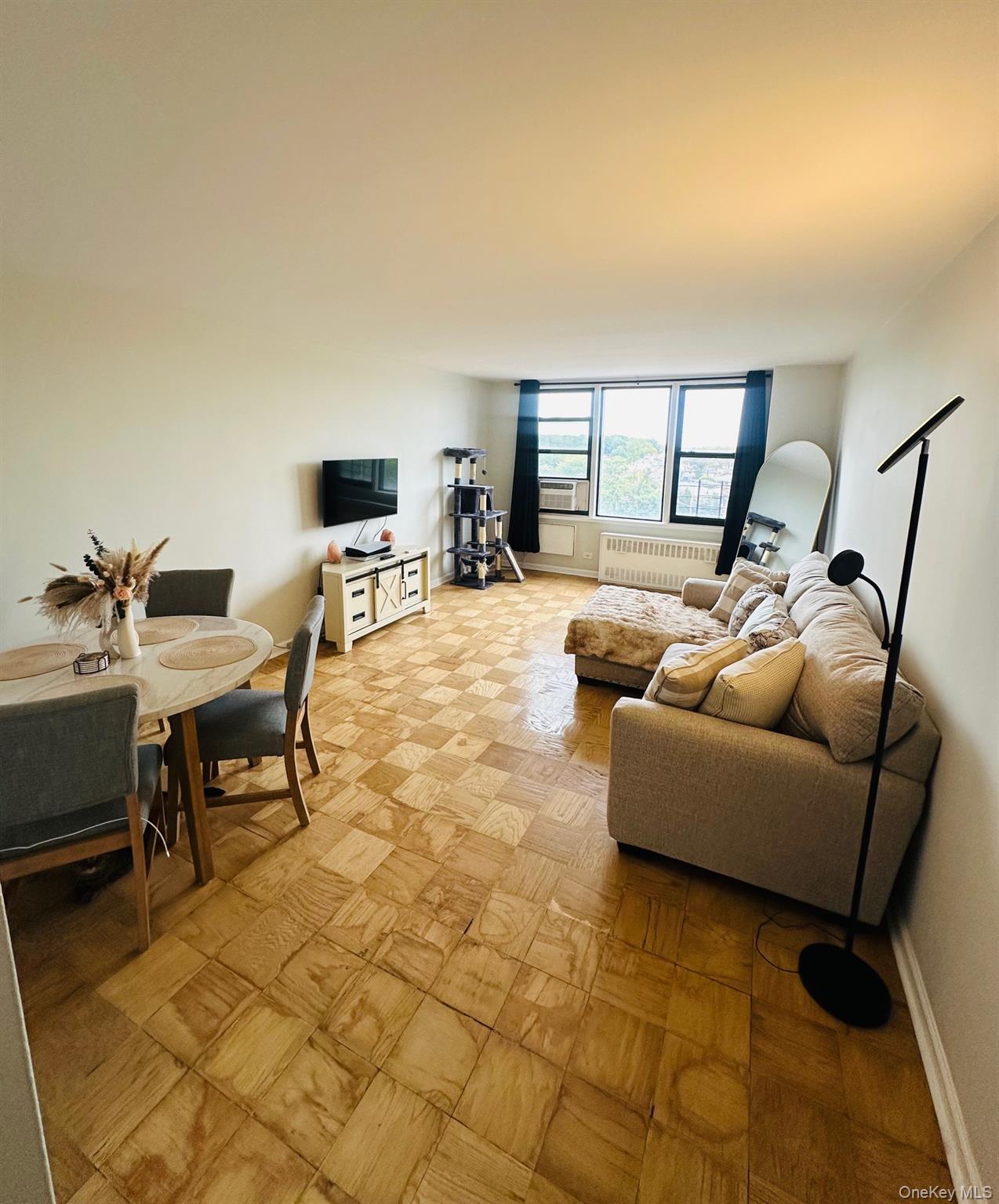 3121 Middletown Road, Unit 6H Bronx, NY 10461 - Photo 8 of 24 a living room with furniture and a flat screen tv