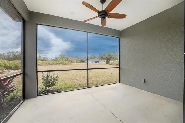 a view of a house with a patio