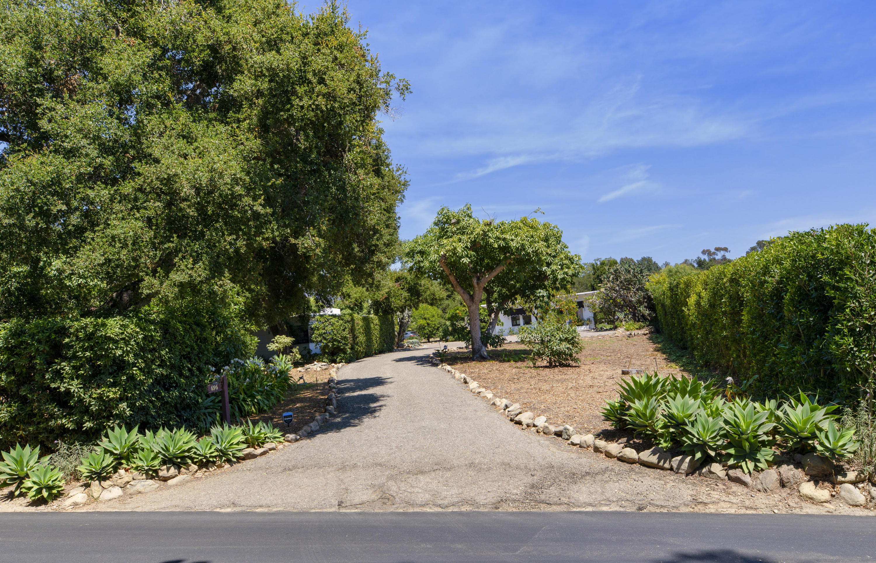 696 Romero Canyon Road Montecito, CA 93108 - Photo 3 of 26 Driveway, Guest House