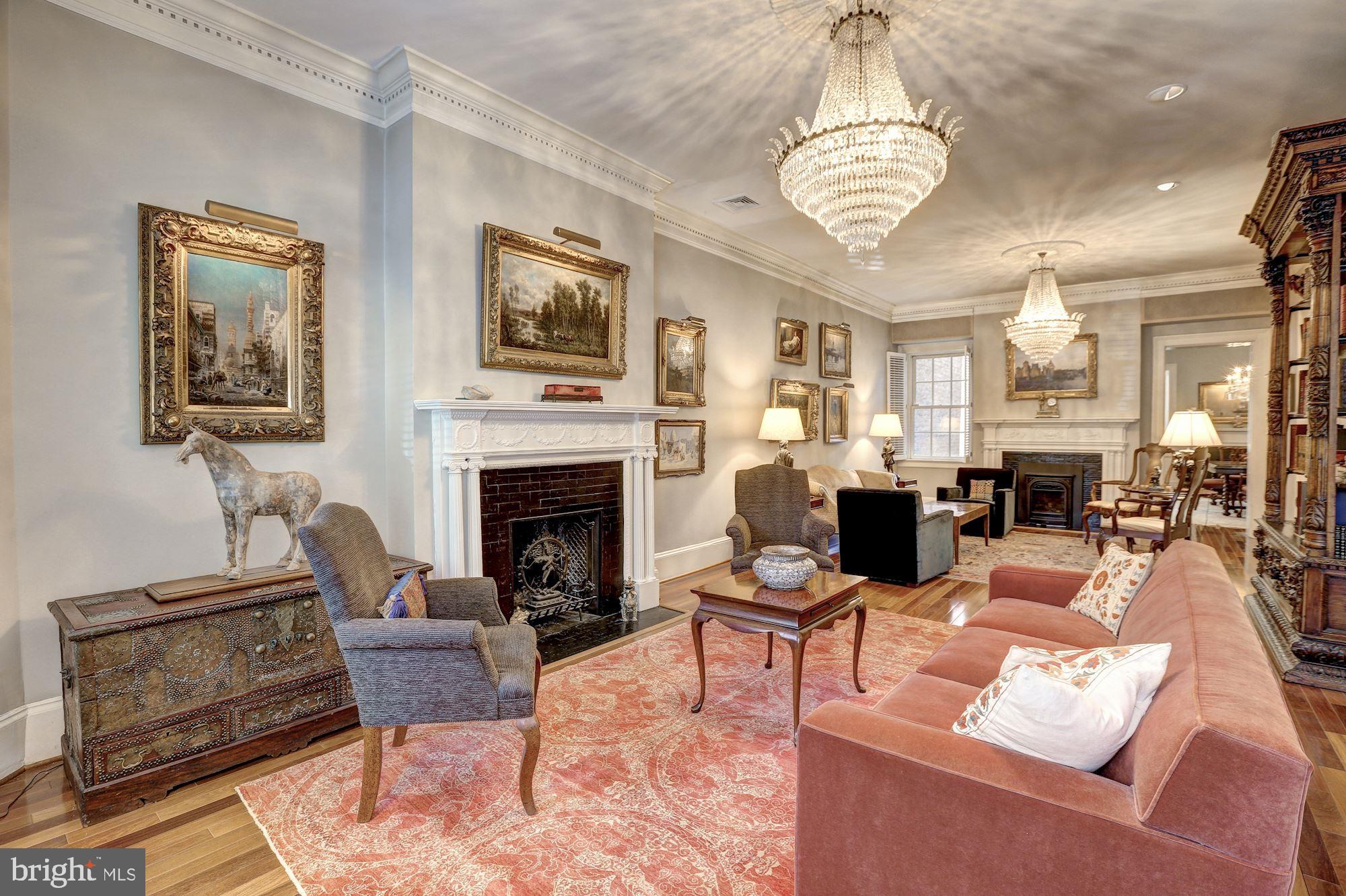 2110 Bancroft Place Northwest Washington, DC 20008 - Photo 5 of 27 Elegant large double-parlor with tall ceilings