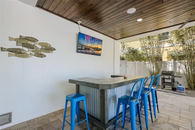 a view of an ocean and beach