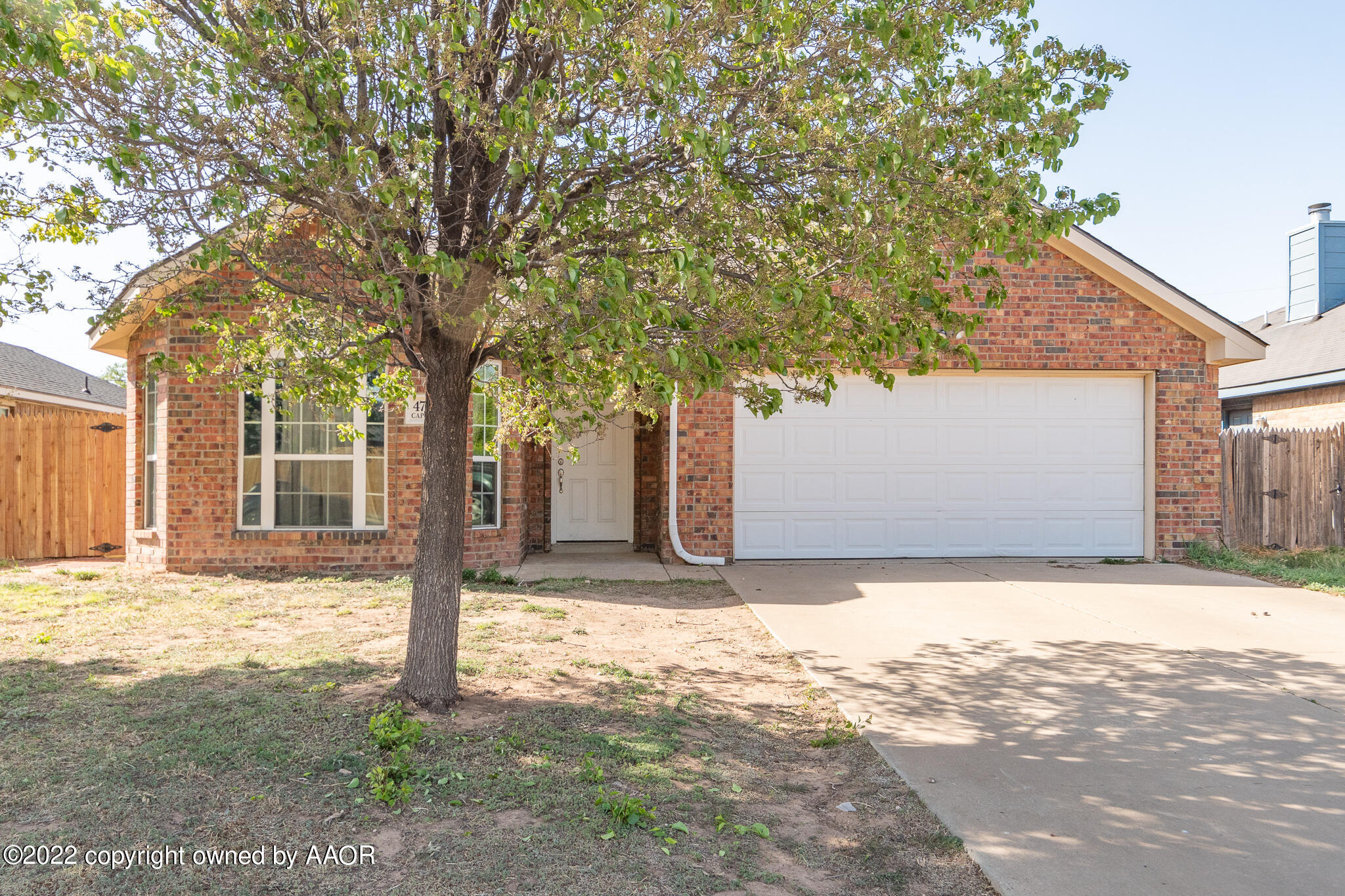 4726 Capulin Lane Amarillo, TX 79110 - Photo 1 of 28 a view of a house with a yard