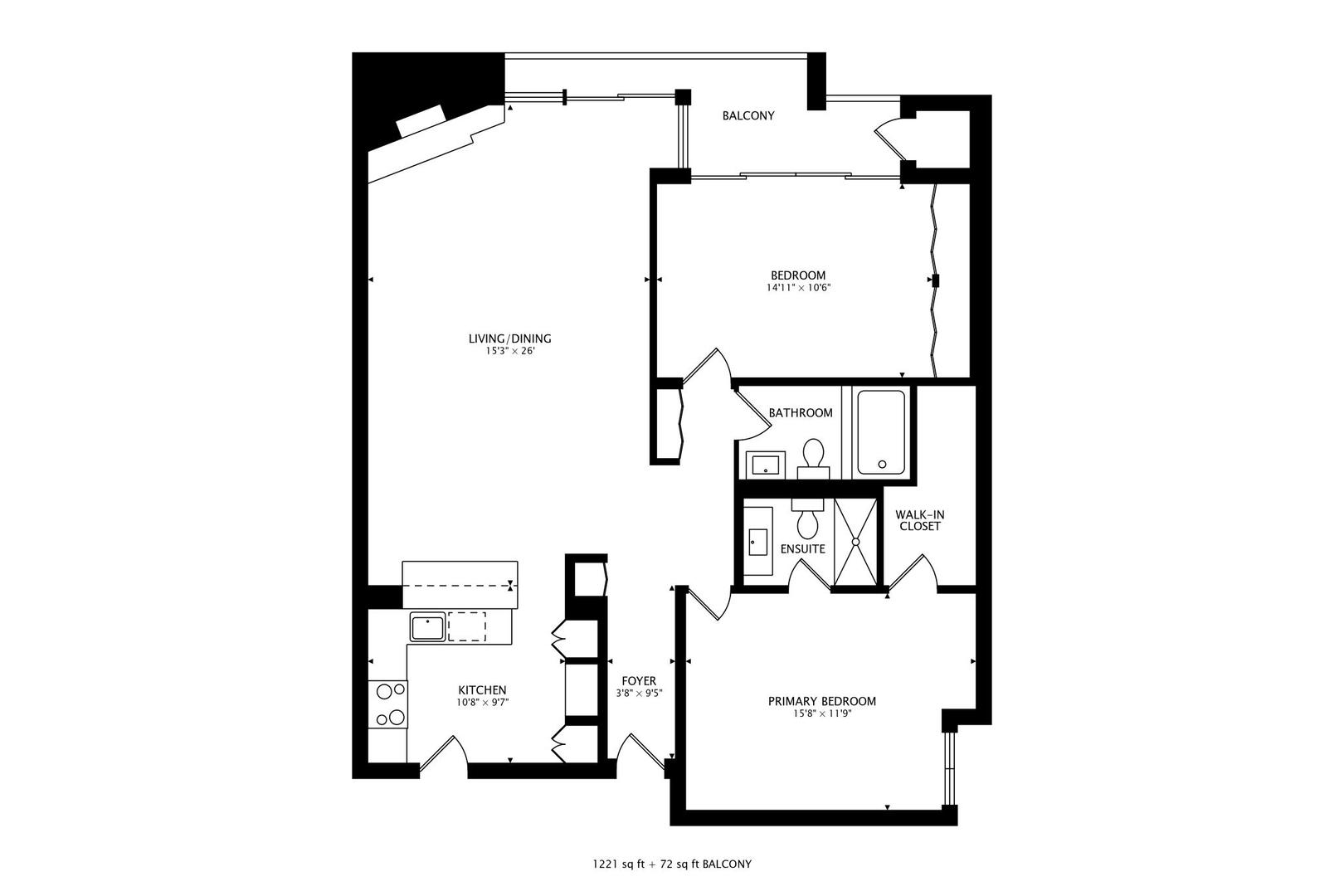 651 West Sheridan Road, Unit 7C Chicago, IL 60613 - Photo 27 of 27 a picture of a floor plan