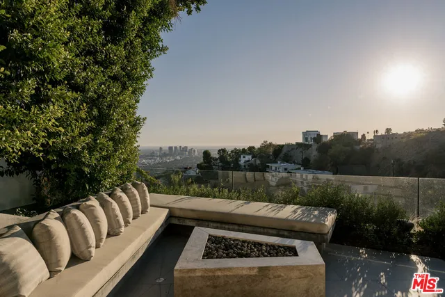 a view of a couches in a balcony