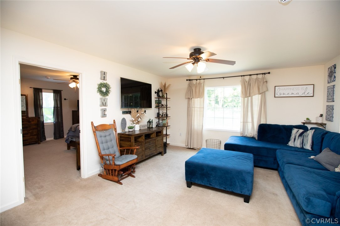 135 Mil-Scott Road Farmville, VA 23901 - Photo 7 of 46 a living room with furniture and a flat screen tv