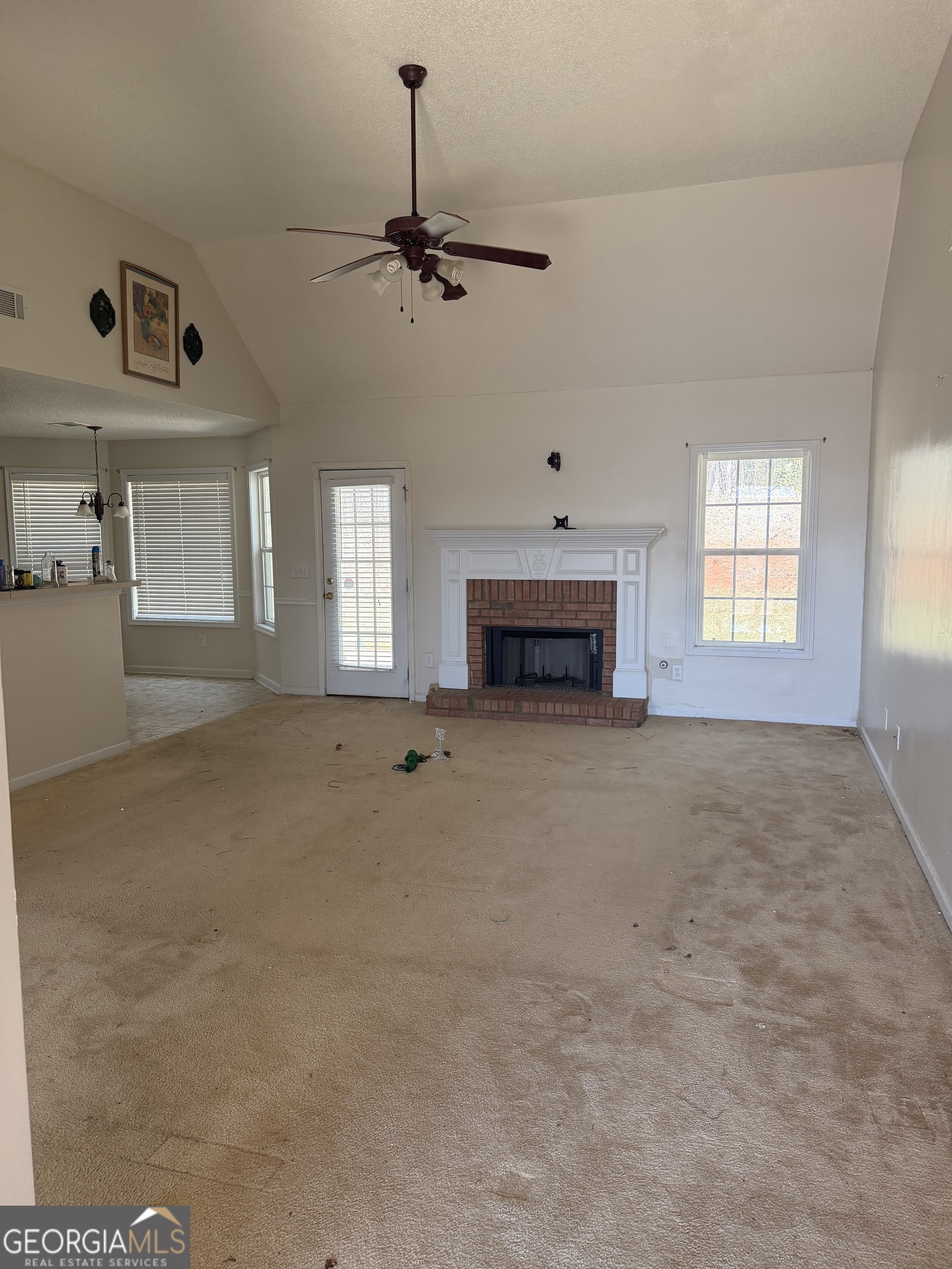 3868 Twin Ridge Lane Ellenwood, GA 30294 - Photo 3 of 16 a view of livingroom and a fireplace