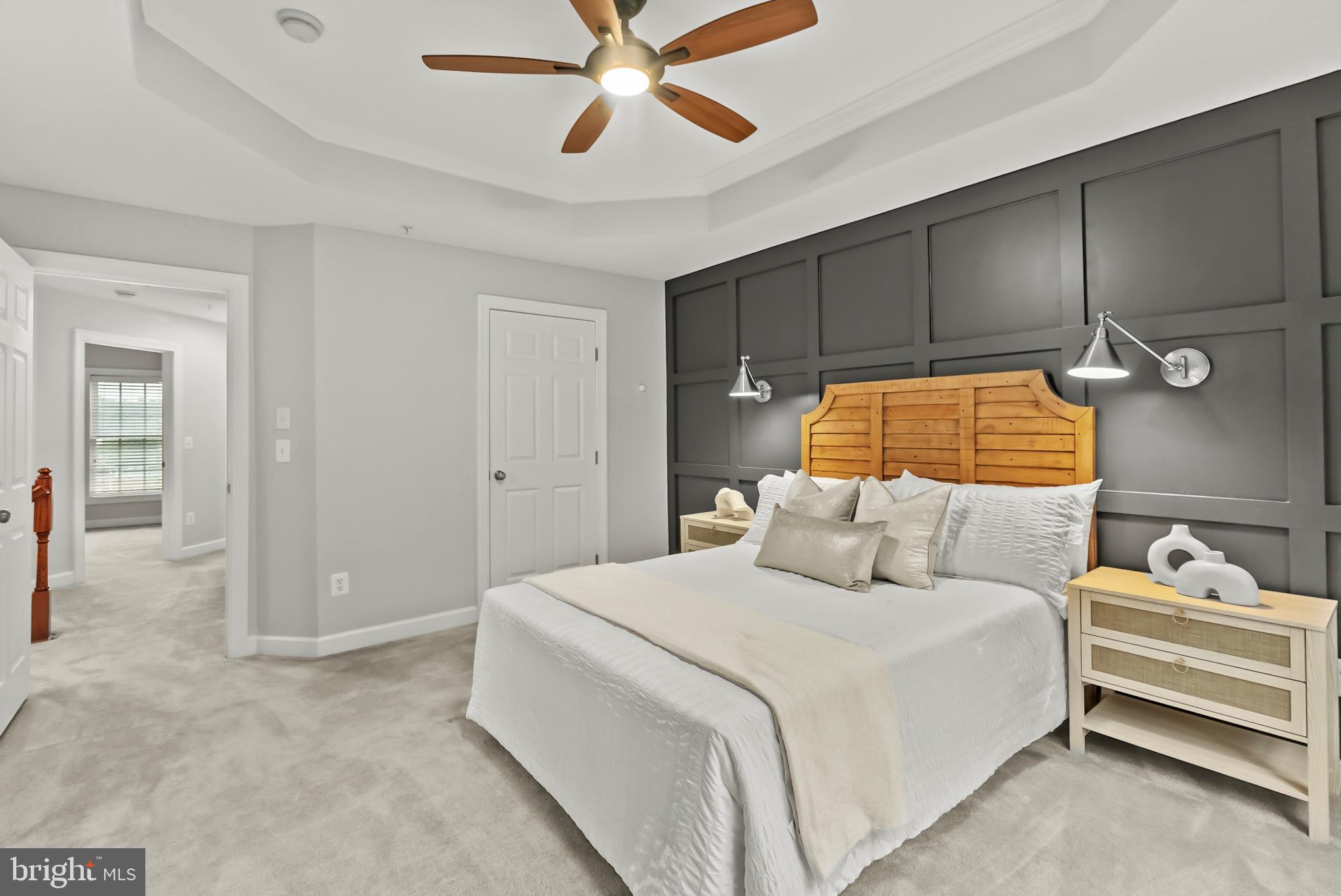 904 West Glebe Road Alexandria, VA 22305 - Photo 28 of 38 a bedroom with a bed and closet